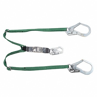 MSA 10191758 Lanyardard LG.Snap Adj Twin 6 ft ANSI