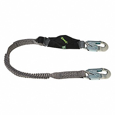 MSA 10193748 Shock-Absorbing Lanyard Black/Grey