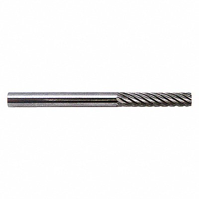 GRAINGER 19D633 Cylinder Burr SA Carbide 1/4 Single Cut
