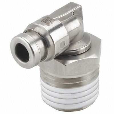 SMC KQG2L07N01S 90 Deg Elbow Thread 1/8 in Tube 1/4 in