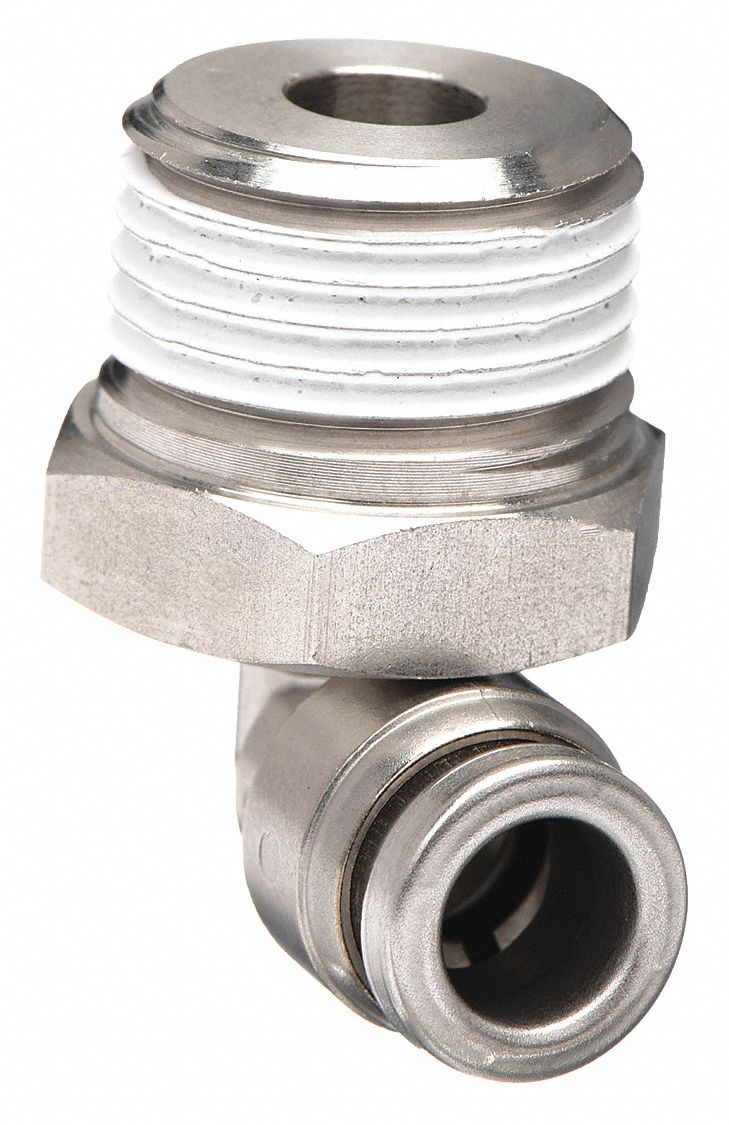SMC KQG2L11N04S 90 Elbow Thread 1/2 in Tube 3/8 in