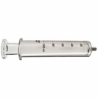 FORTUNA 714051 Reusable Glass Syringe 100 mL Luer Lock