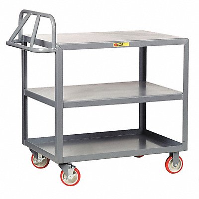 LITTLE GIANT 3ERLG3048BRK Utility Cart 1 200 lb Steel