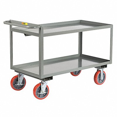 LITTLE GIANT GL24488PYBK Utility Cart 3 600 lb Steel