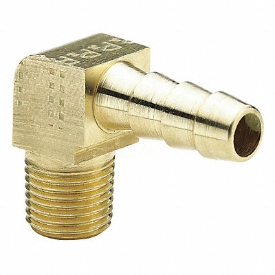 PARKER L129HB66 Elbow 90 Deg Male 0.375 x 3/8 In Brass