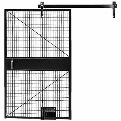 SAF-T-FENCE CCS070082LSL1 Sliding Door 84 inx84 in Blk