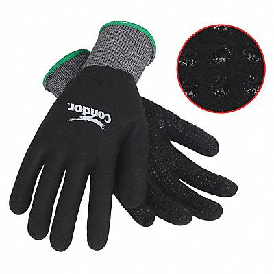 CONDOR 19K998 Coated Gloves Nylon XL PR