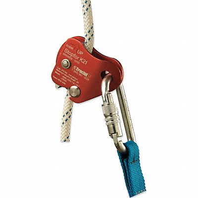 TRACTEL DK2L1Z Rope Grab Aluminum Size 1/2 In.
