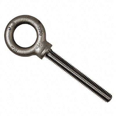 KEN FORGING K2025212316SS Machinery Eye Bolt Shank D 1/2 in