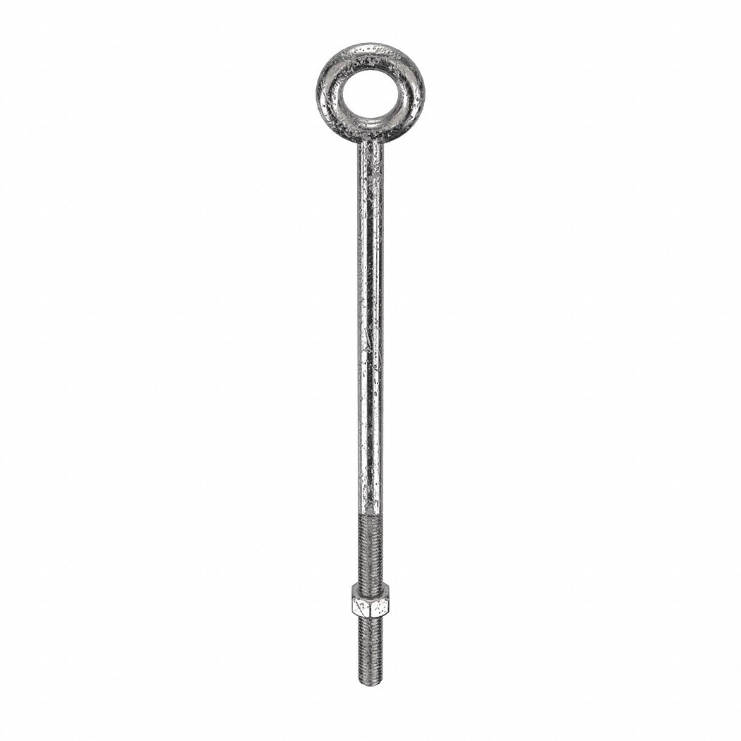 KEN FORGING N2007316SS12 Machinery Eye Bolt Shank D 5/8 in