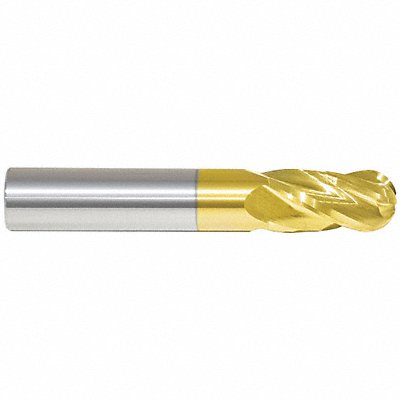 GRAINGER 223001002 Ball End Mill Single End 1/16 Carbide