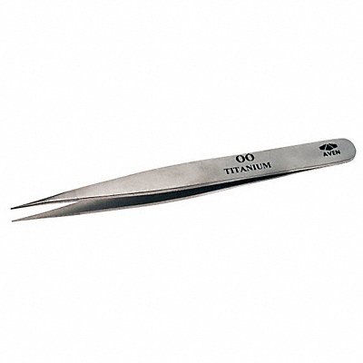 AVEN 18032TT Tweezers Titanium Straight 4 3/4 L
