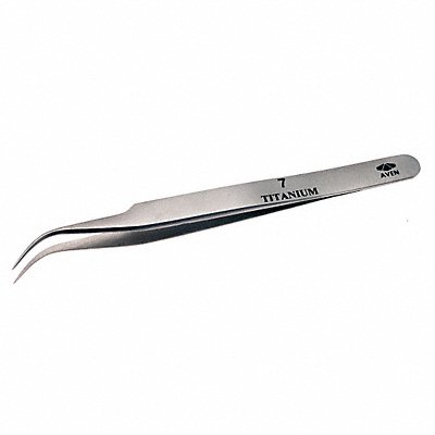 AVEN 18072TT Tweezers Titanium Curved 4 3/4 L