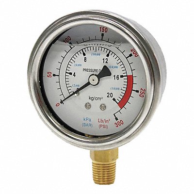 SPEEDAIRE PN22N097G Pressure Gauge Speedaire