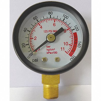 SPEEDAIRE PN22N106G Pressure Gauge Speedaire