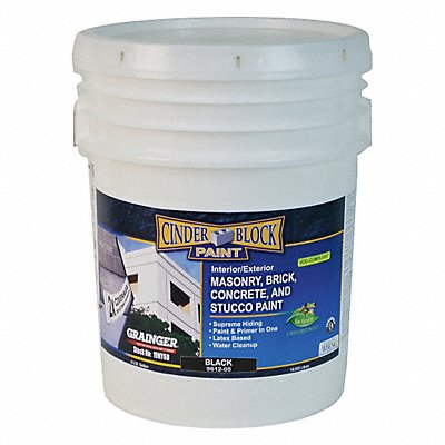 RAE 961205 Exterior Paint Black 5 gal.