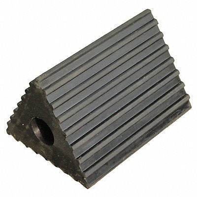 GRAINGER 19P546 Wheel Chock Rubber W 6-1/2 In H 4-1/2 In