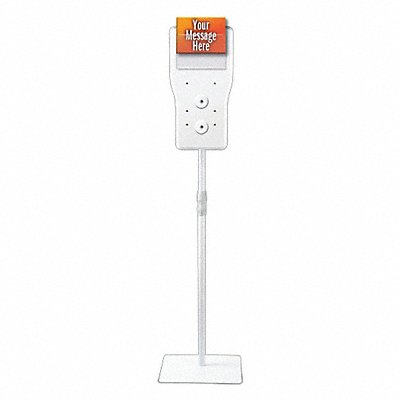 BEST SANITIZERS INC. KTS1011 Hand Sanitizer Floor Stand 1250mL White