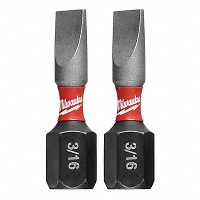 MILWAUKEE 48324417 Insert Bit 1/4 Slotted 6-8 1 PK2