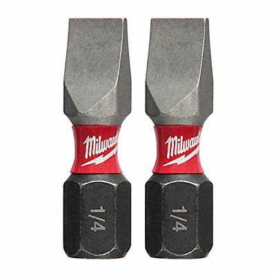 MILWAUKEE 48324418 Insert Bit 1/4 Slotted 8-10 1 PK2