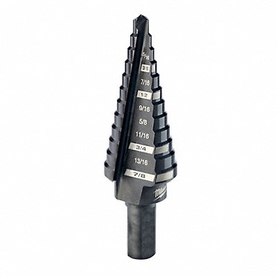 MILWAUKEE 48899204 Step Cone Drill 3/16in to 7/8in HSS