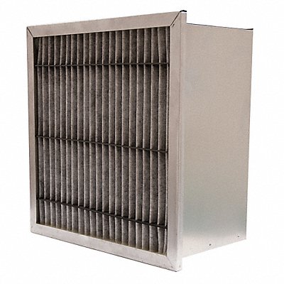 GRAINGER 19RR57 Odor Removal Rigid Cell Filter 24x24x12