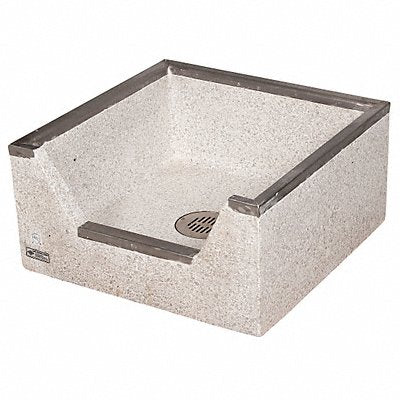 TERRAZZO-WARE TDF24SSC TerrazzoWare MopSink Squr 20inx20inx4in