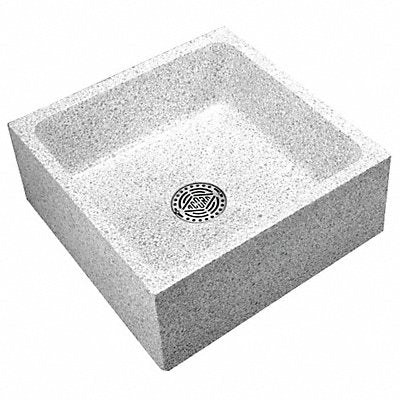 TERRAZZO-WARE TRH242410 TerrazzoWare MopSink Squr 20inx20inx8in