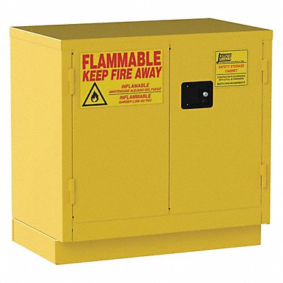 JAMCO BT22YP Flammable Safety Cabinet 22 gal Yellow