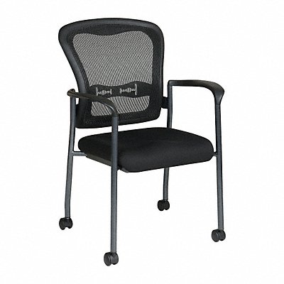 OFFICE STAR 8454030 Chair Stacking Fabric/Metal Fabric Coal