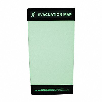 GRAINGER DTA242 Evacuation Map Holder 17 in x 11 in
