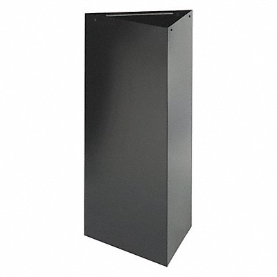 SAFCO 9553BL Garbage Can Triangular 21 gal Black