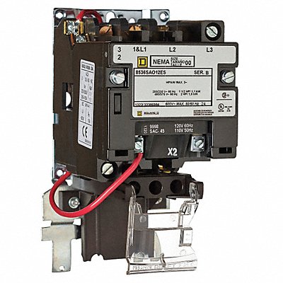 SQUARE D 8536SBO2V02ES MagneticMotorStarter Thermal 110/120VAC