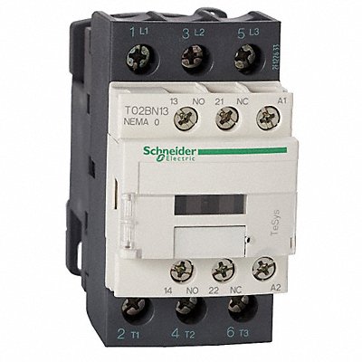 SCHNEIDER T02BN13G7 NEMAMagContactor Non Reversing 120VAC