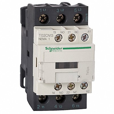 SCHNEIDER T02CN13G7 NEMAMagContactor Non Reversing 120VAC