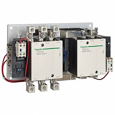 SCHNEIDER T02JN23F7 NEMA Magnetic Contactor Reversing 120VAC