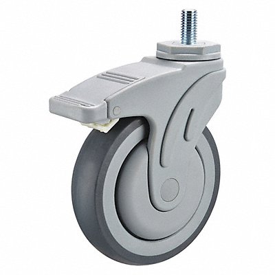 GRAINGER P17SRP040KST2TB001 Single-Wheel Threaded Stem Castor 4
