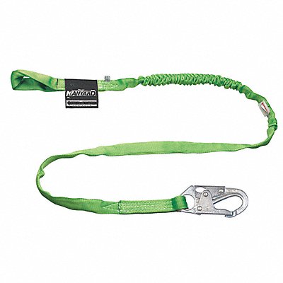 HONEYWELL MILLER 233TWLSZ76FTGN Shock Absorbing Lanyard Green