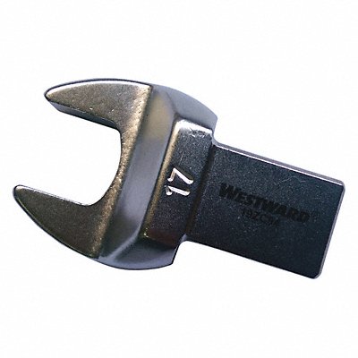 WESTWARD 19ZC94 Open End Sz 17mm L 2-5/16