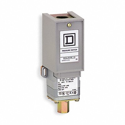 TELEMECANIQUE SENSORS 9012GNG6 PressureSwtch 5-250psi Diaphragm 1NO/1NC