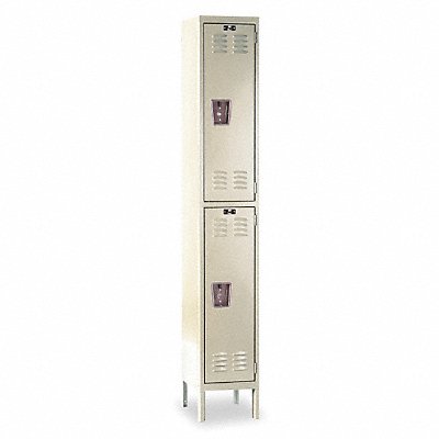 HALLOWELL U12262APT G3760 Wardrobe Locker 2x1Locker Tan 66 x12 x12 Assm
