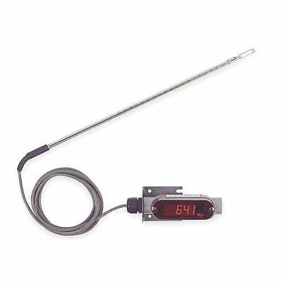 DWYER 641RM12LED AirVelocity XMTR 1.5secRe-Time 0.31inDia