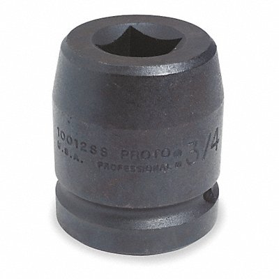 PROTO J10012SS Impact Socket Steel Black Oxide 3/4 in