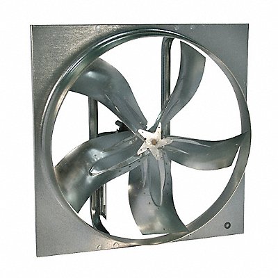 DAYTON 7M828 Belt Driven Exhaust Fan 42In Bl Galvanised Steel 208-230/460V