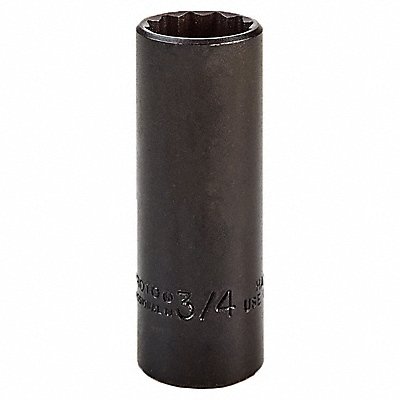 PROTO J5024B Socket Steel Black Oxide 3/4 in