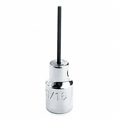 PROTO J47706M Socket Bit Steel 1/4 in TpSz 6 mm