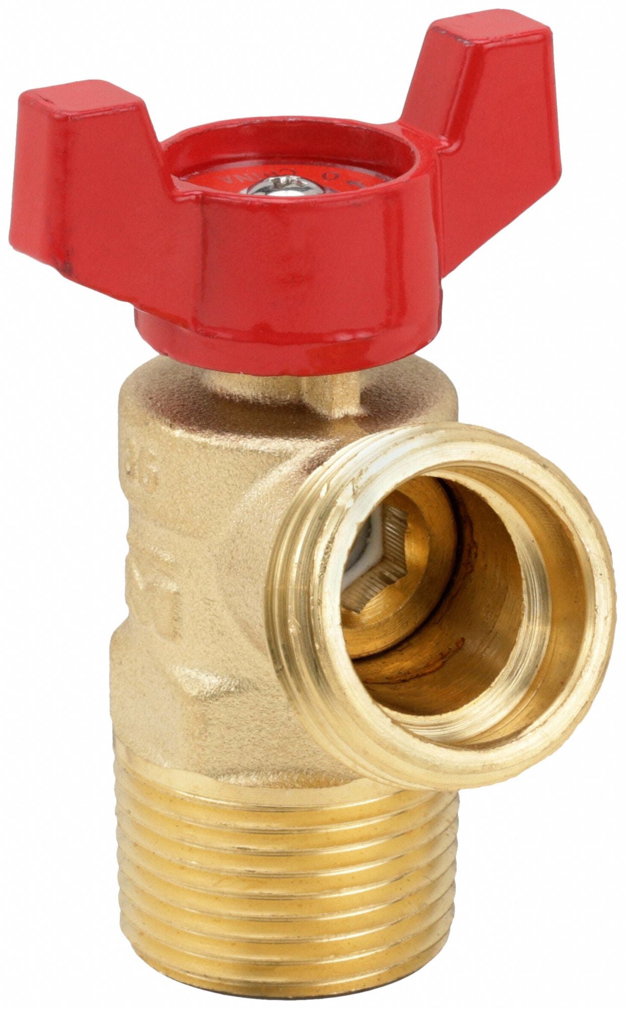 GRAINGER 1APV6 Boiler Drain Valve Quarter Turn 3/4 In