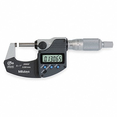 MITUTOYO 29333030CAL Electronic Micrometer 1 In Cert SPC