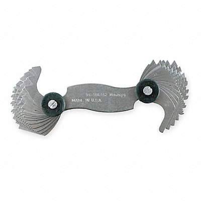 MITUTOYO 188152 Thread Pitch Gauge Set Thread Ang 60 deg
