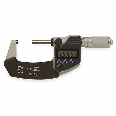 MITUTOYO 29334530 Electronic Digital Micrometer 1 to 2 In